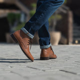 Cushioned Leather Insole & Ergonomic Arch Support Construction Detail