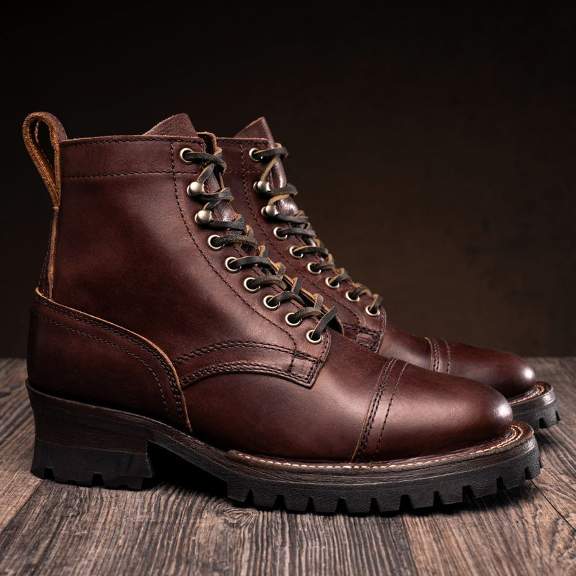 Challenger Whiskey Leather Boots