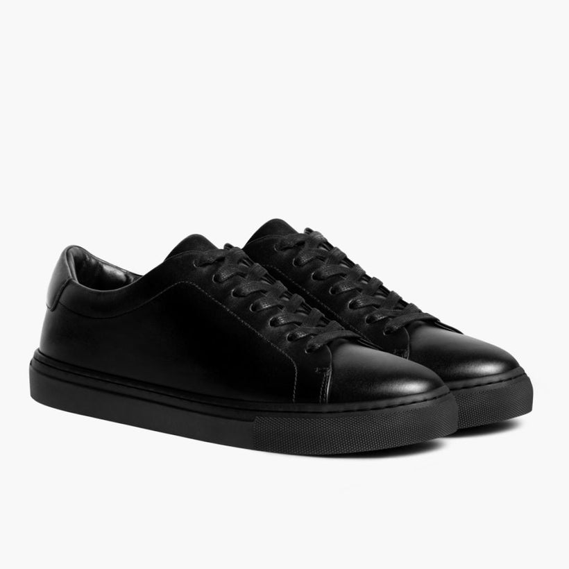 Women's Encore Jet Black Leather Sneakers