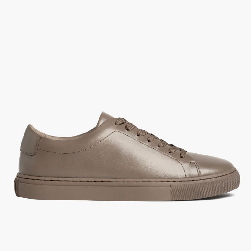 Women's Encore Taupe Leather Sneakers