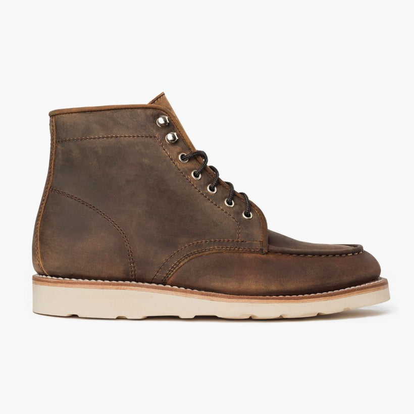 Diplomat Burnt Copper Leather Boots