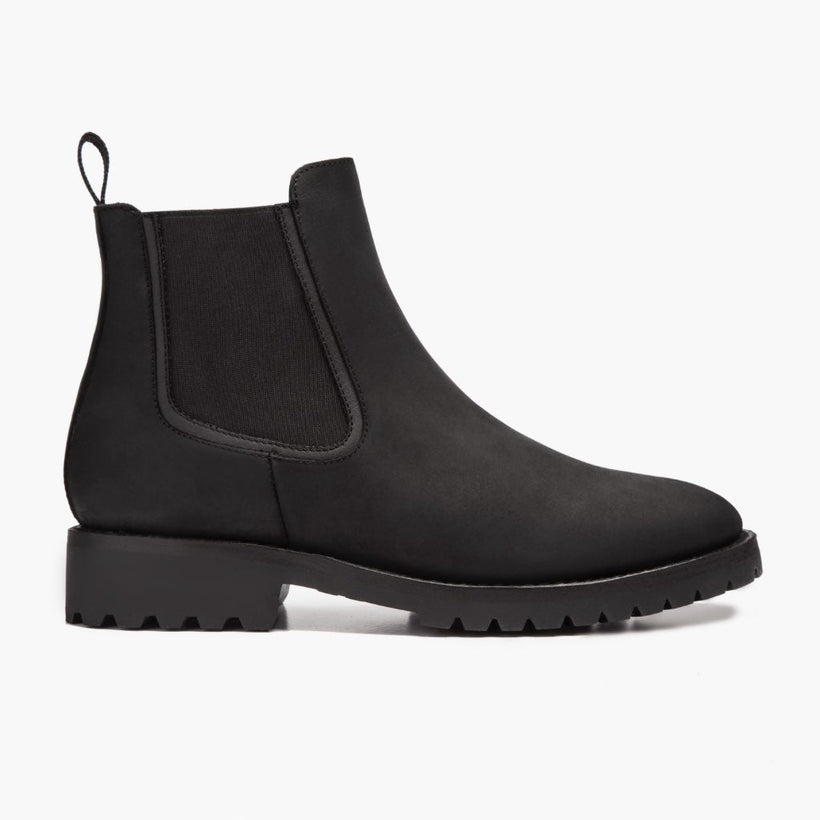 Legend Black Matte Leather Boots