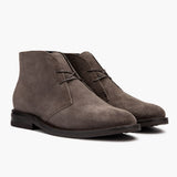 Scout Ash Leather Boots For Men in Classic Full-Grain Leather - Lateral Side Profile View | Buy Online
