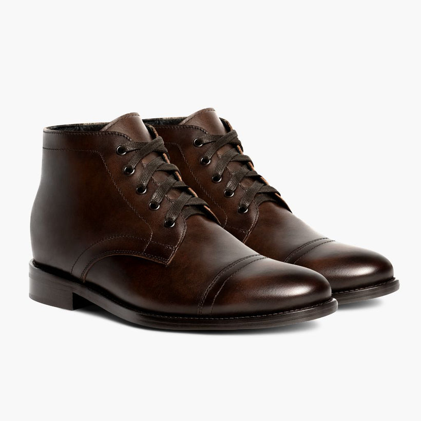 Cadet Rich Mahogany Leather Boots