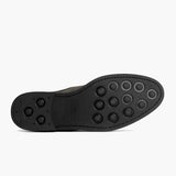 High-Traction Rubber Outsole & Lug Tread Pattern on Cadet Shadow Grey Leather Boots