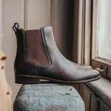 Styled On-Foot Perspective Demonstrating Ankle Fit & Silhouette on Model