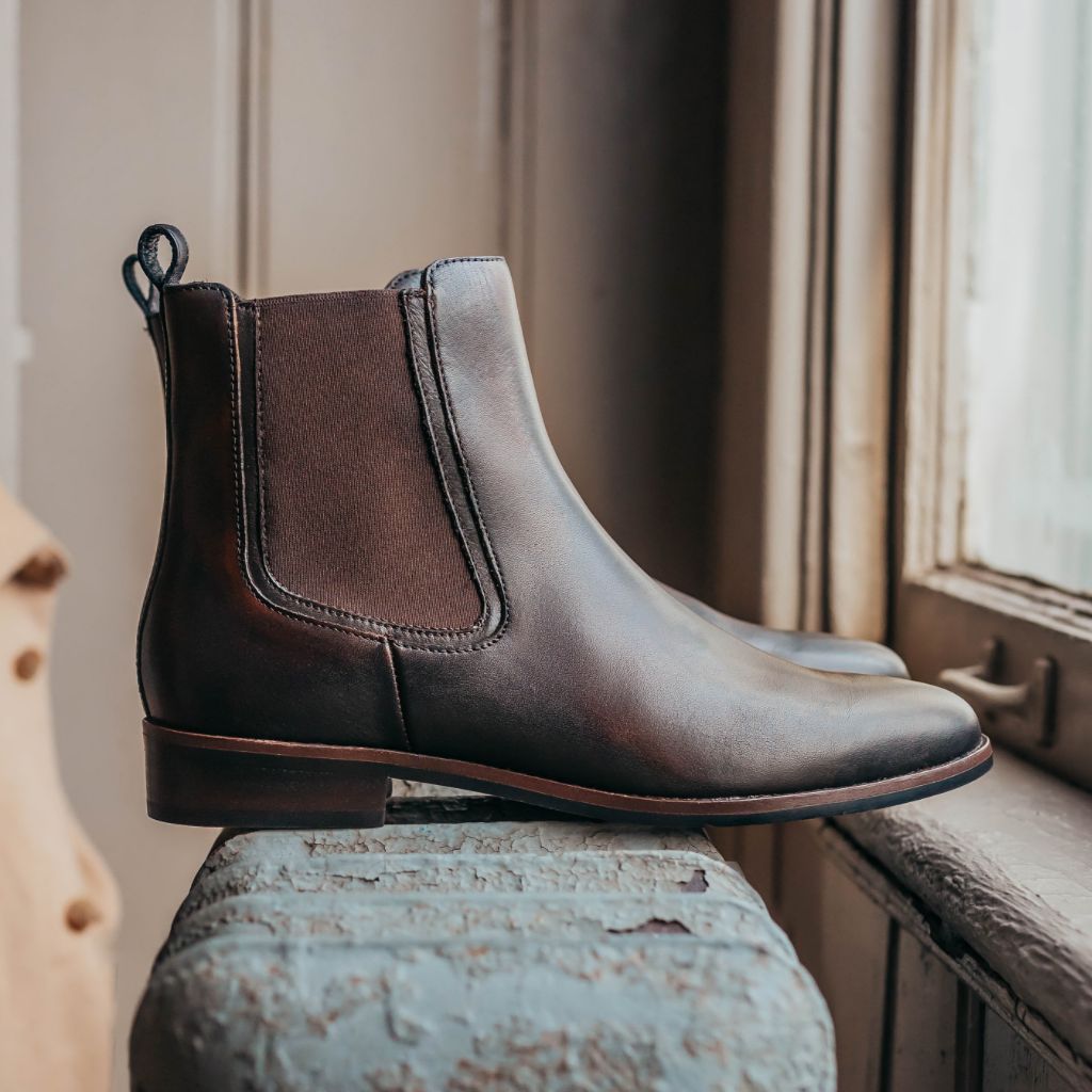 Styled On-Foot Perspective Demonstrating Ankle Fit & Silhouette on Model