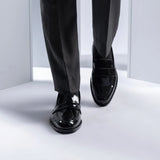 Styled On-Foot Perspective Demonstrating Ankle Fit & Silhouette on Model