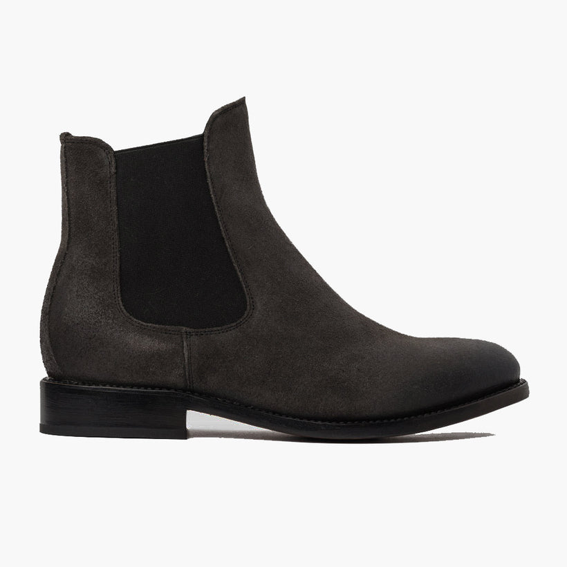 Cavalier Shadow Grey Leather Boots