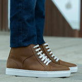 Styled On-Foot Perspective Demonstrating Ankle Fit & Silhouette on Model