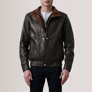 Alfred Leather Bomber Jacket – alternate product view 4