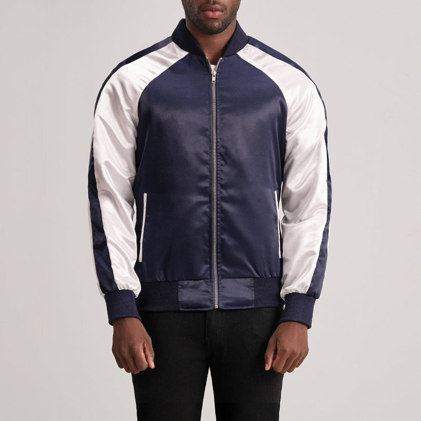 Clarke Blue Varsity Jacket
