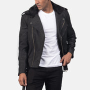 Furton Leather Biker Jacket – alternate product view 4