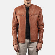 Ionic Leather Biker Jacket – alternate product view 1