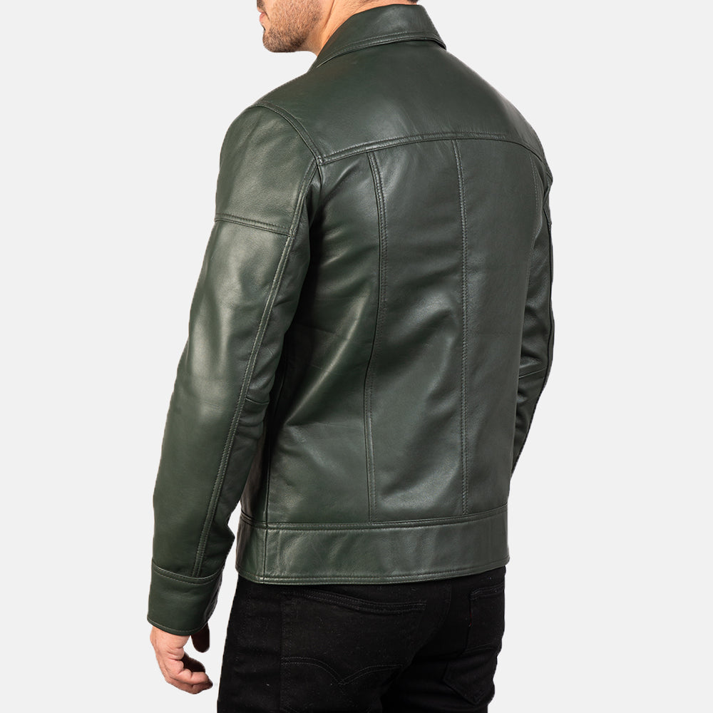 Lavendard Leather Biker Jacket – alternate product view 6
