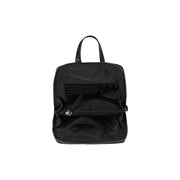 Solid Antique Brass Hardware &amp; Heavy-Duty Dual Zipper Detail on Linford Full-Grain Leather Backpack