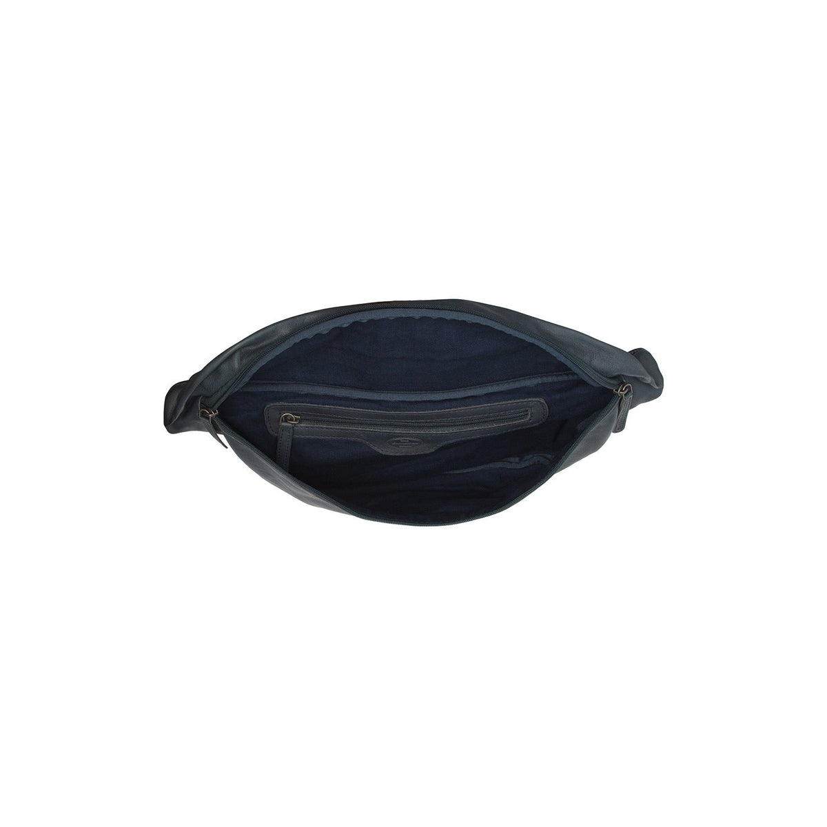 Kruger Full-Grain Leather Belt Bag - Structured Side Profile Showing Gusset Depth &amp; Expansion Capacity