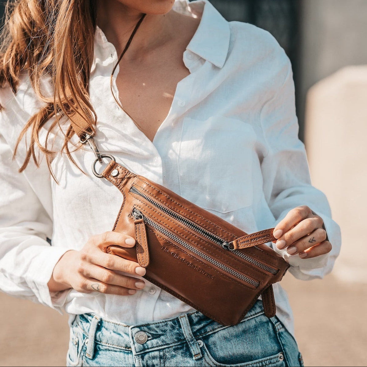 Toronto Full-Grain Leather Belt Bag – alternate product view 2