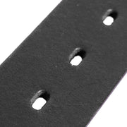 Solid Antique Brass Hardware &amp; Heavy-Duty Dual Zipper Detail on Brandon Full-Grain Leather Belt