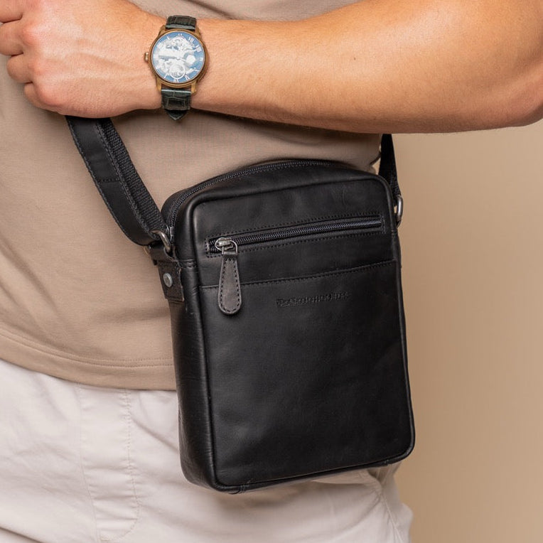 Laveno Full-Grain Leather Crossbody Bag