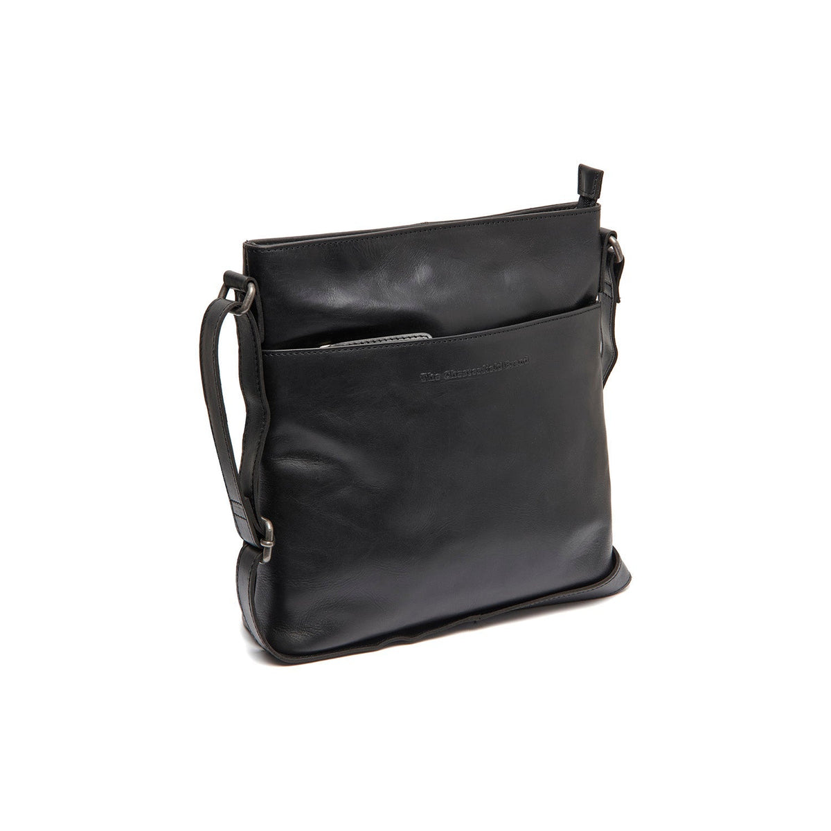 Lunton Full-Grain Leather Crossbody Bag in Classic 100% Full-Grain Leather - Full Exterior Front Profile View | Buy Online