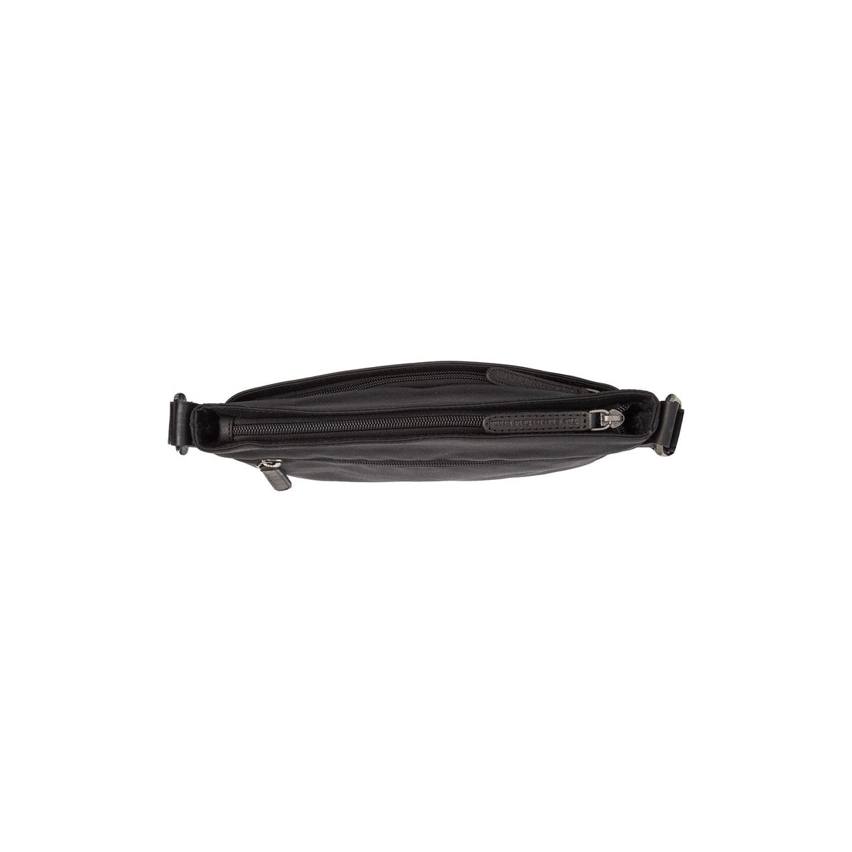 Malmo Full-Grain Leather Crossbody Bag - Structured Side Profile Showing Gusset Depth & Expansion Capacity