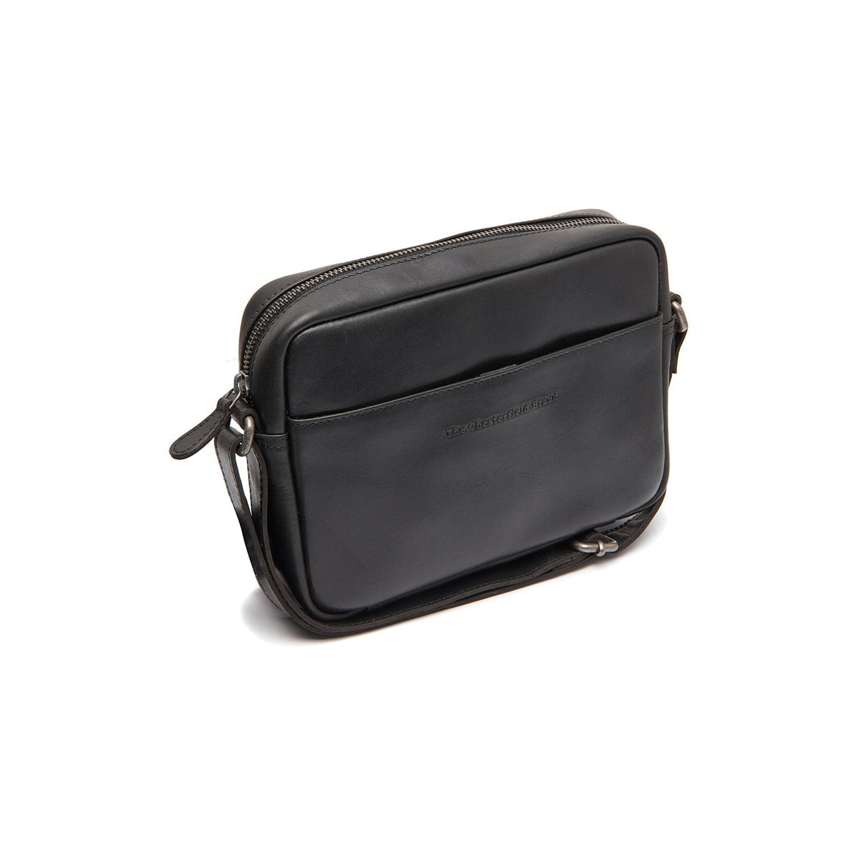 Westmere Full-Grain Leather Crossbody Bag in Classic 100% Full-Grain Leather - Full Exterior Front Profile View | Buy Online