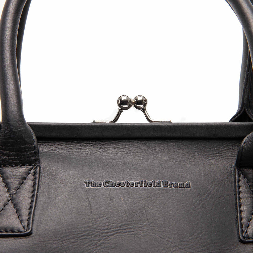 Dorin Full-Grain Leather Handbag