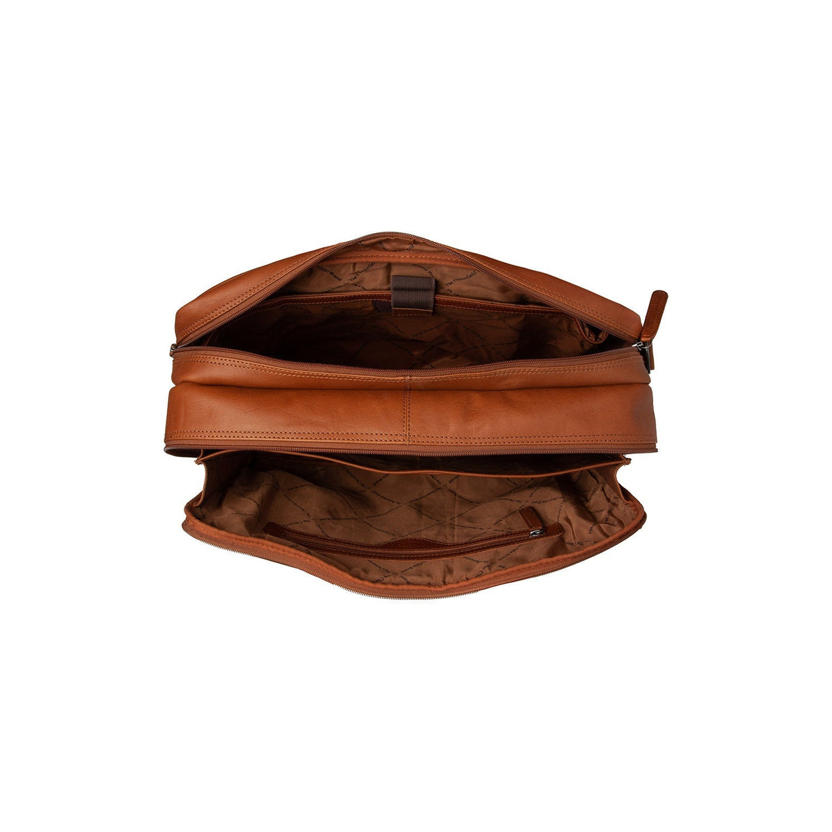 Cognac Leather Laptop Bag Ryan, detail view 3