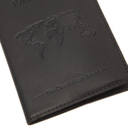 Leather Passport Case - Lateral Side Profile View Showing Sleeve Cut &amp; Athletic Taper Fit