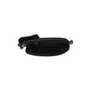 Langley Full-Grain Leather Phone Bag - Lateral Side Profile View Showing Sleeve Cut &amp; Athletic Taper Fit
