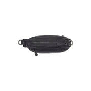 Mirave Full-Grain Leather Shoulder Bag - Structured Side Profile Showing Gusset Depth &amp; Expansion Capacity