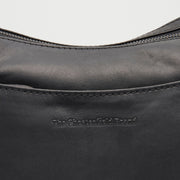 Classic 100% Full-Grain leather Bag - Rear Perspective Showing Reinforced Leather Straps &amp; Stitching
