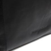 
Classic 100% Full-Grain leather Bag - Rear Perspective Showing Reinforced Leather Straps & Stitching