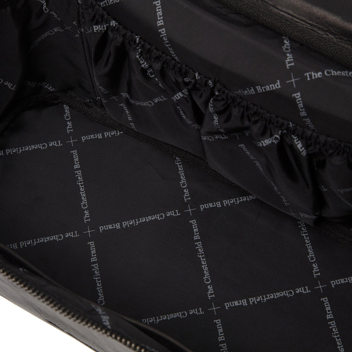 Authentic 100% Full-Grain Leather Grain Texture &amp; Heavy-Duty Seam Stitching Detail