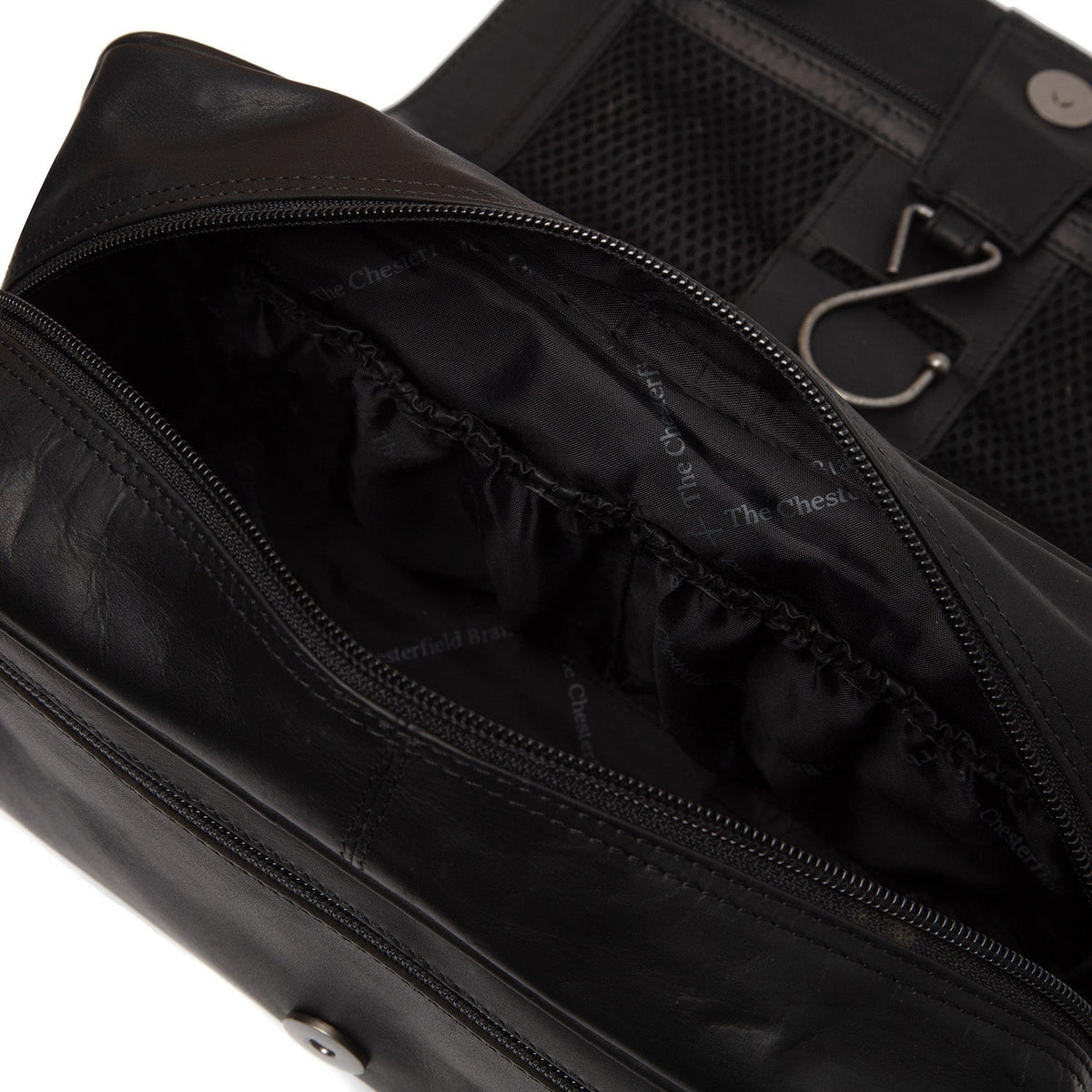 Interior View Showing Quilted Viscose Lining & Dual Inside Utility Storage Pockets
