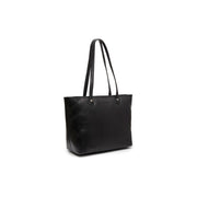 Astano Full-Grain Leather Tote Bag in Tan 100% Full-Grain Leather - Full Exterior Front Profile View | Buy Online