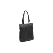 Solvia Full-Grain Leather Tote Bag in Classic 100% Full-Grain Leather - Full Exterior Front Profile View | Buy Online