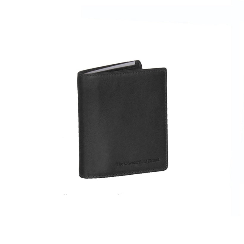 Carl Full-Grain Leather Wallet in Classic 100% Full-Grain Leather - Full Exterior Front Profile View | Buy Online
