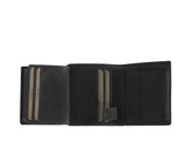Carl Full-Grain Leather Wallet - Structured Side Profile Showing Gusset Depth &amp; Expansion Capacity