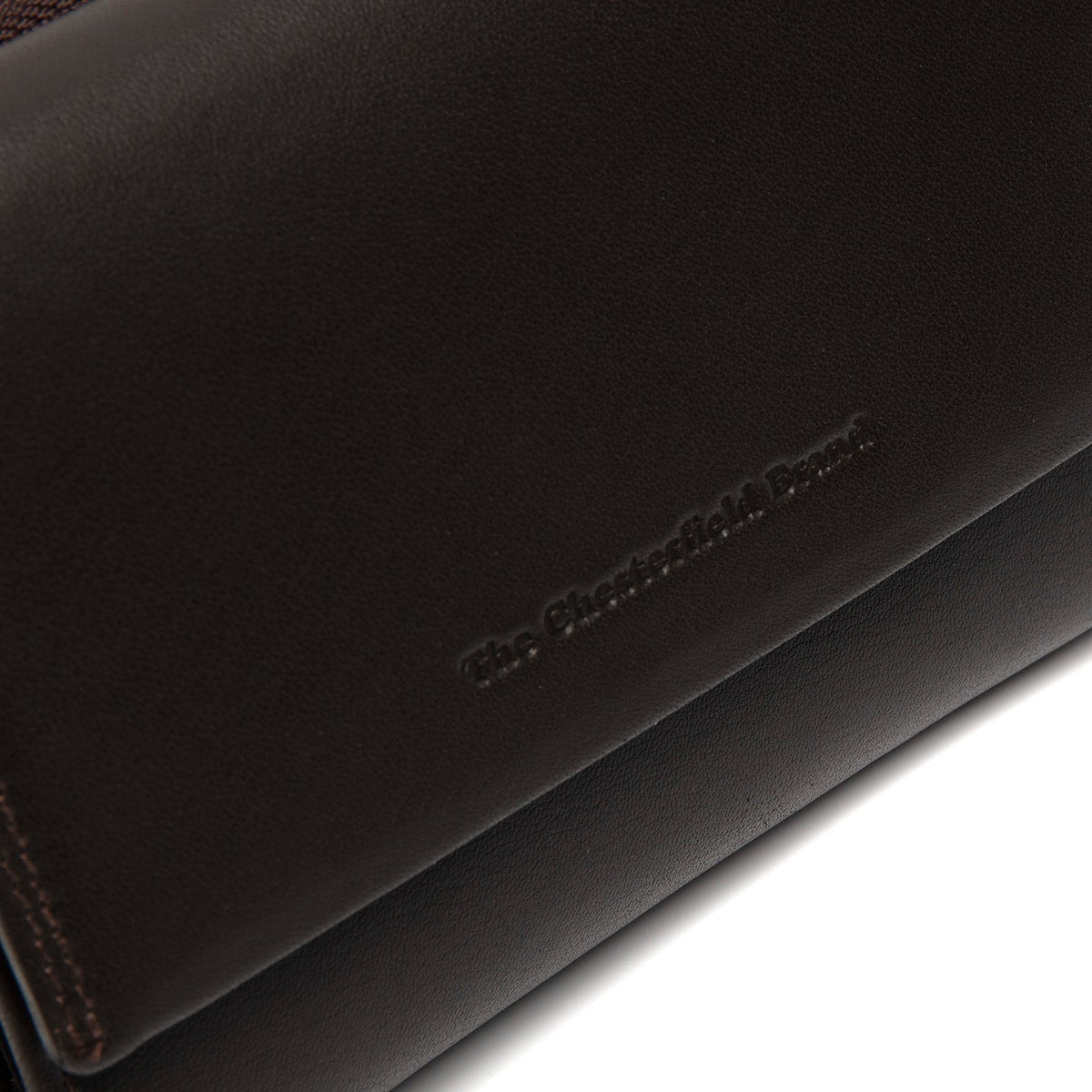 Brown Leather Wallet Doniva, detail view 1