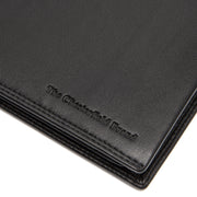 Solid Antique Brass Hardware & Heavy-Duty Dual Zipper Detail on Lynnwood Full-Grain Leather Wallet