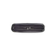 
Solid Antique Brass Hardware & Heavy-Duty Dual Zipper Detail on Lunera Full-Grain Leather Handbag