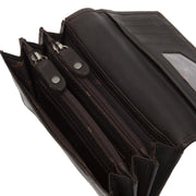 
Salzburg Full-Grain Leather Wallet - Structured Side Profile Showing Gusset Depth & Expansion Capacity