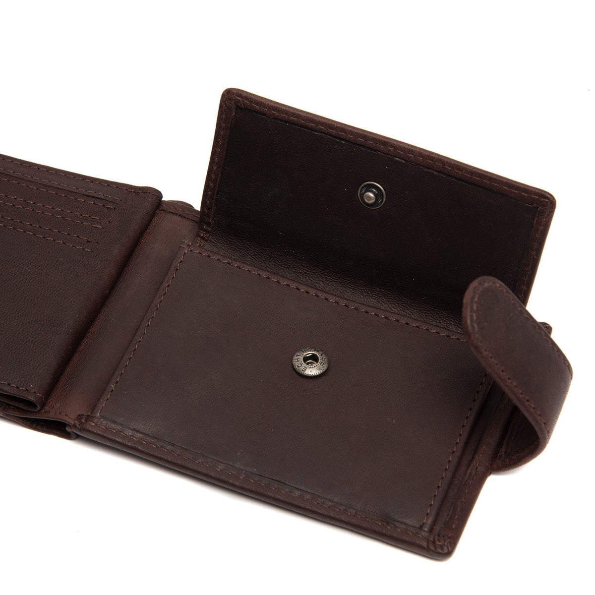 Brown Leather Wallet Yamba, detail view 1