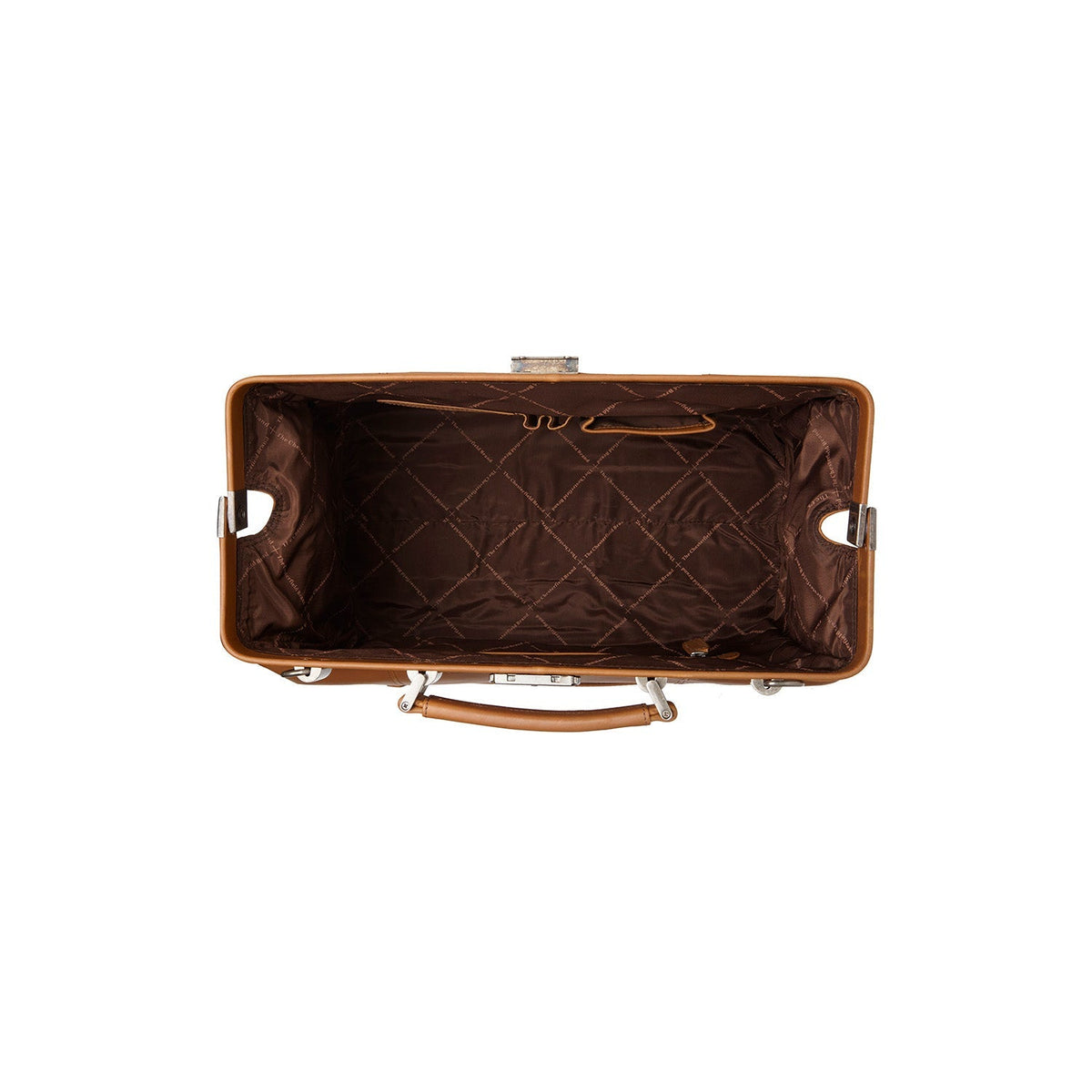 Solid Antique Brass Hardware &amp; Heavy-Duty Dual Zipper Detail on Texel Full-Grain Leather Weekender Bag