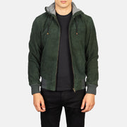 Nintenzo Leather Bomber Jacket – alternate product view 1