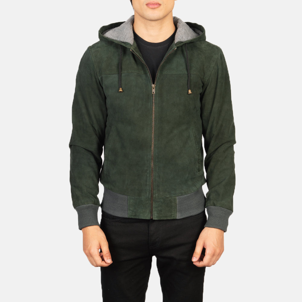 Nintenzo Leather Bomber Jacket – alternate product view 4